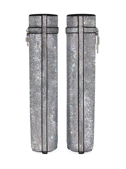 Glitter Shark Lock Boots