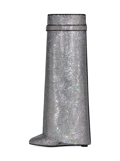 Glitter Shark Lock Boots